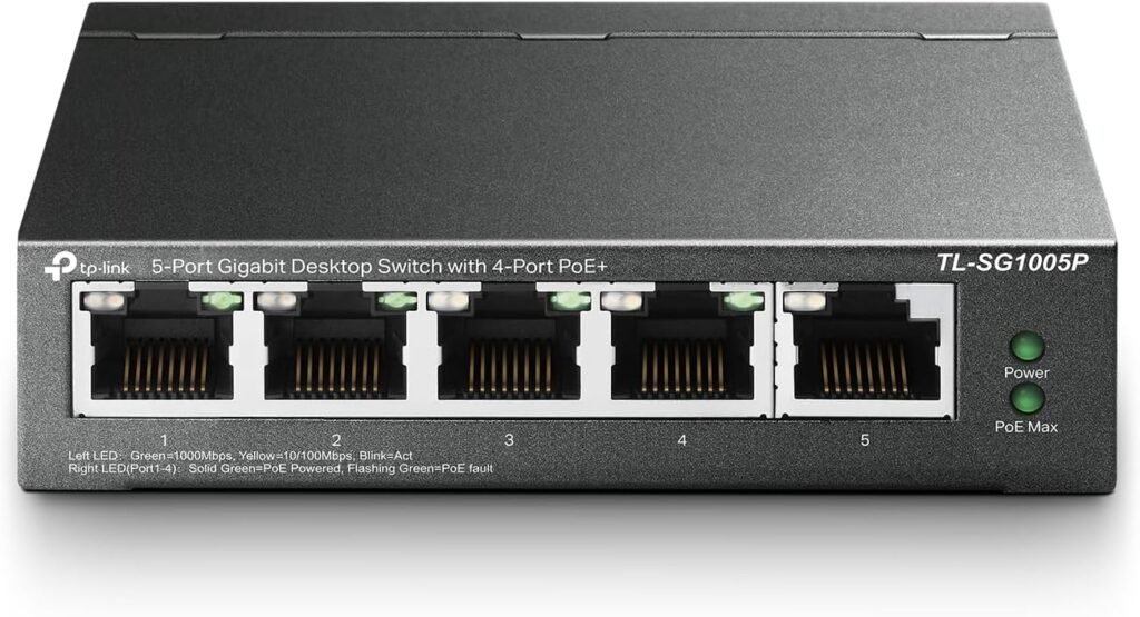 TP-Link TL-SG1005P 5 Port Gigabit PoE Switch